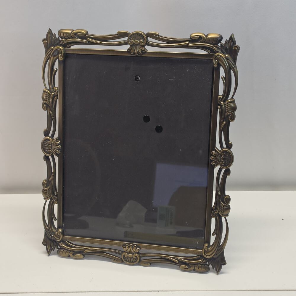 Vintage Art Nouveau Style Picture Frame 10x8" Scroll Antique Bronze Finish